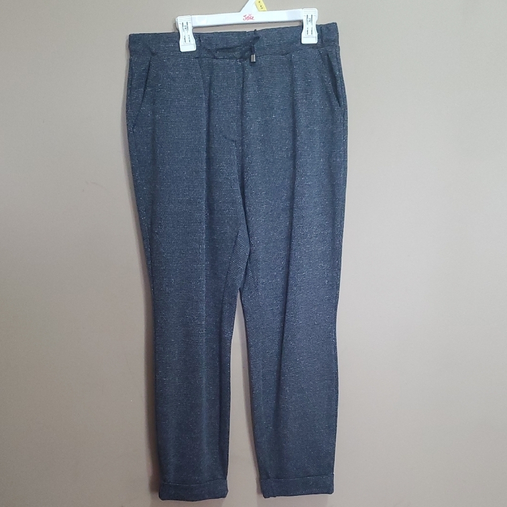 Northern Reflections Gray Houndstooth Dress Pants Modern Fit Size Medium Petite